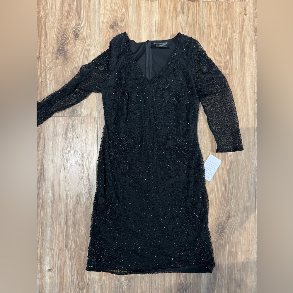 Black Embellished Cocktail dress